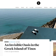 KOIS ASSOCIATED ARCHITECTS  Mirage Infinity Pool in Tinos for TRENDLAND